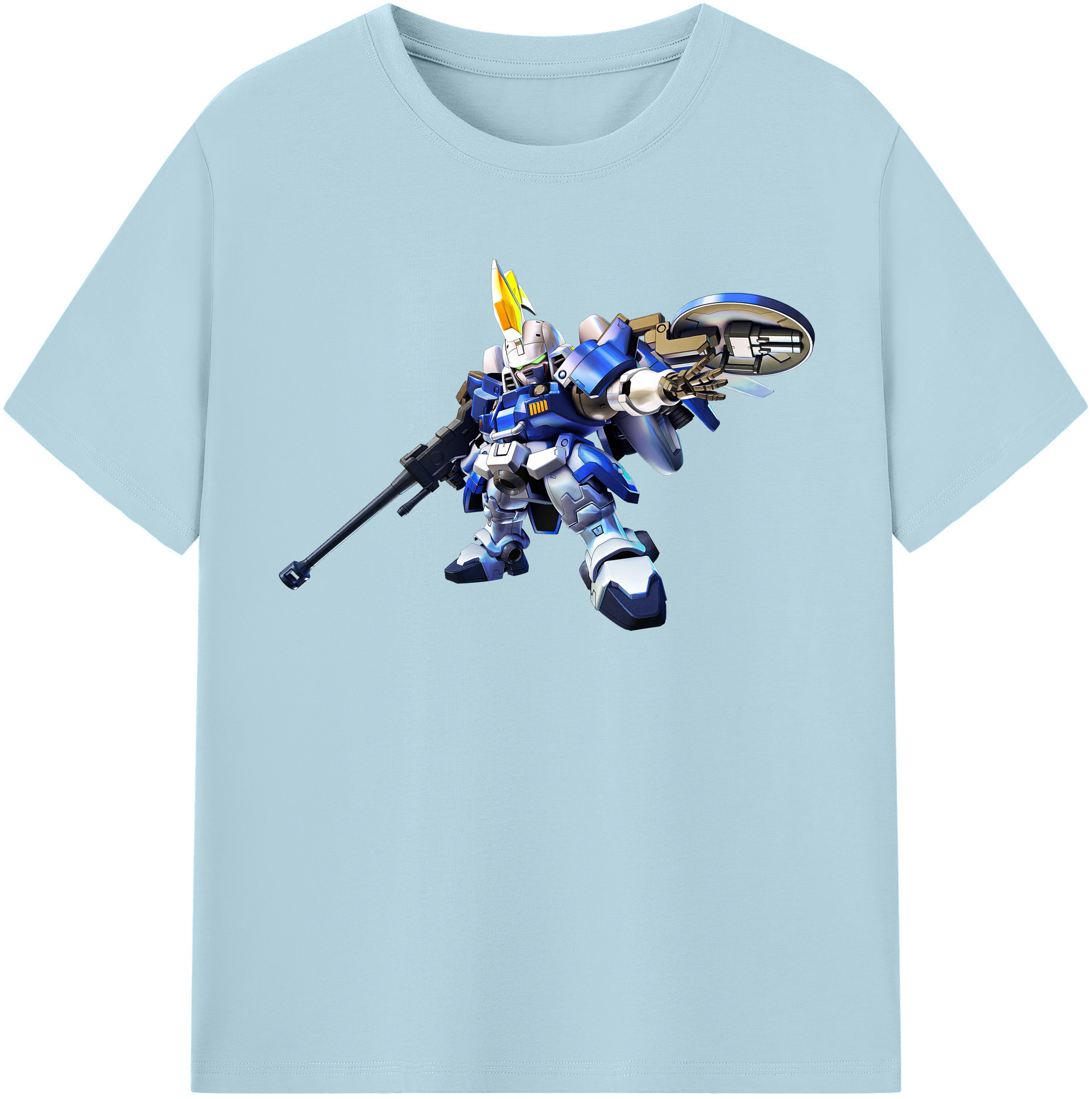 （画像用） 機動戦士ガンダム Mobile Suit Gundam 綿100％半袖Tシャツ（フロントプリント）